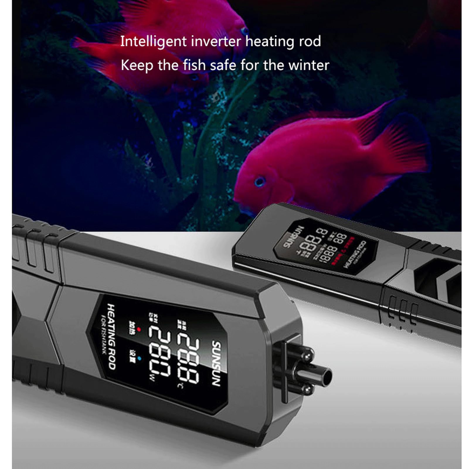 Calentador De Acuario Automático De Ahorro De Temperatura Constante De La Barra De Calefacción del Inversor,800W