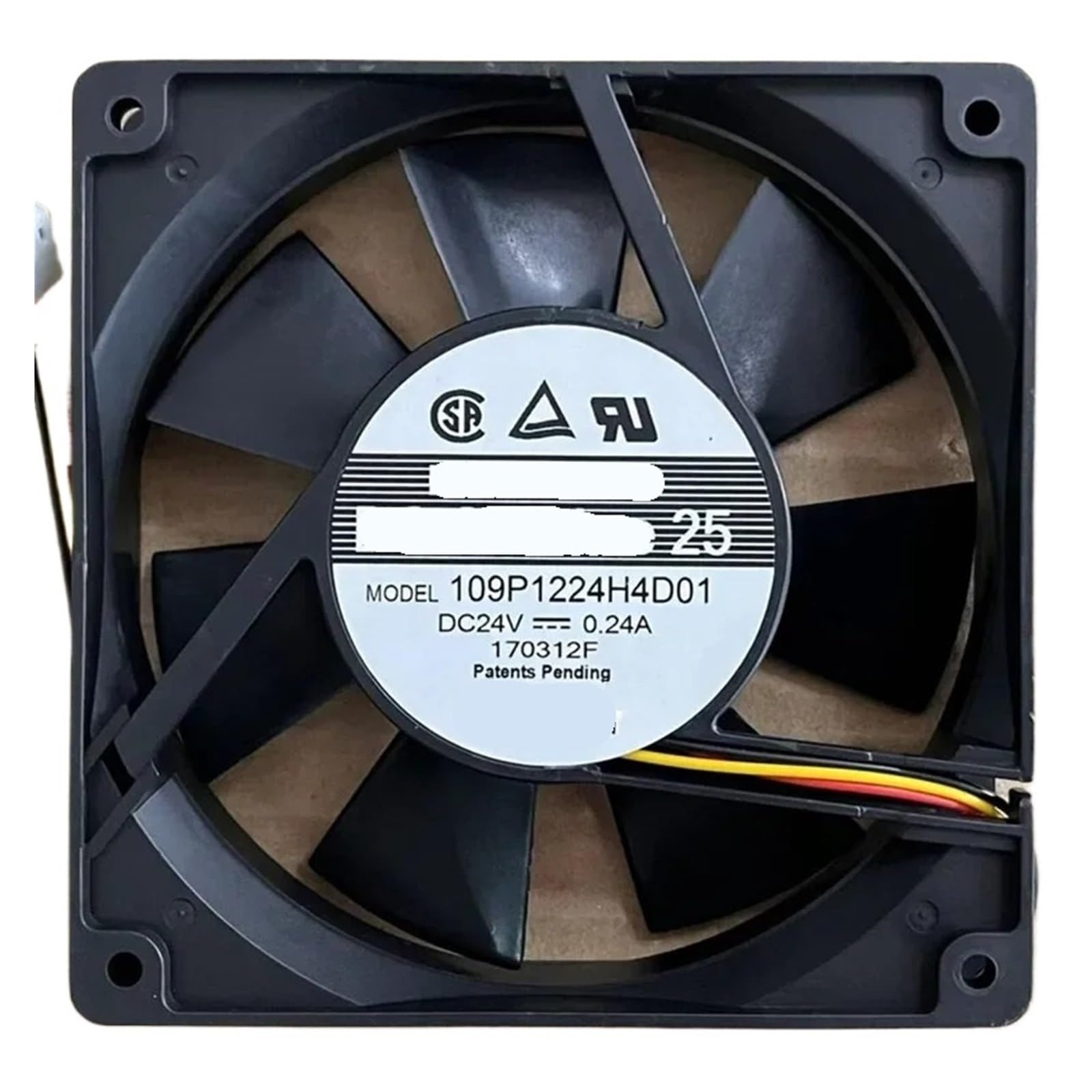 YMUGUEGH 109P1224H4D01 12CM 12025 24V 0.24A three-wire cooling fan