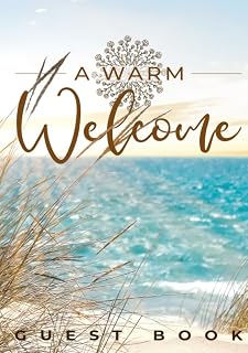 Vacation Home Guest Book: Visitor Guest Book for Vacation Home, AirBnB, Beach House, Bed and Breakfast, Holiday Home and Rental Property Visitors (Hardcover)