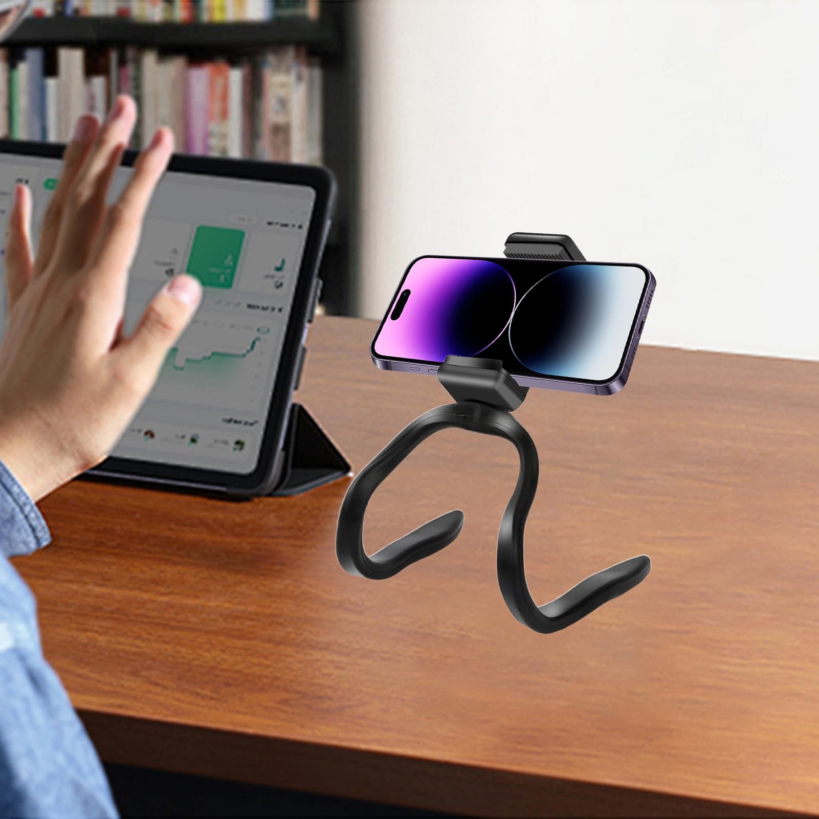 まんばちゃん【良品】ランニングマシン　自動　プログラム　スマホスタンド Amazon.co.jp: ランニングマシンホルダー - スマホ折り畳み固定具