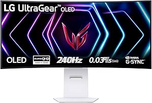 LG UltraGear OLED 39GS95QE monitor gaming curvo