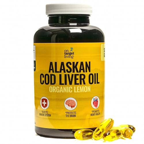 On Target Living Alaskan Cod Liver Oil 120 Soft Gels
