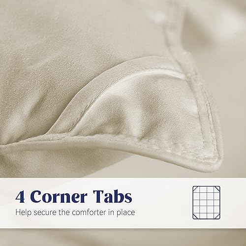 Miniatura 6 de puredown Edredón de plumas de ganso tamaño Queen de gran tamaño, relleno de edredón de invierno 100% algodón, relleno de edredón pesado de nube
