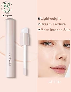 Liquid Concealer Highlighter Makeup, Warm Beige White for Cool Toned Skin