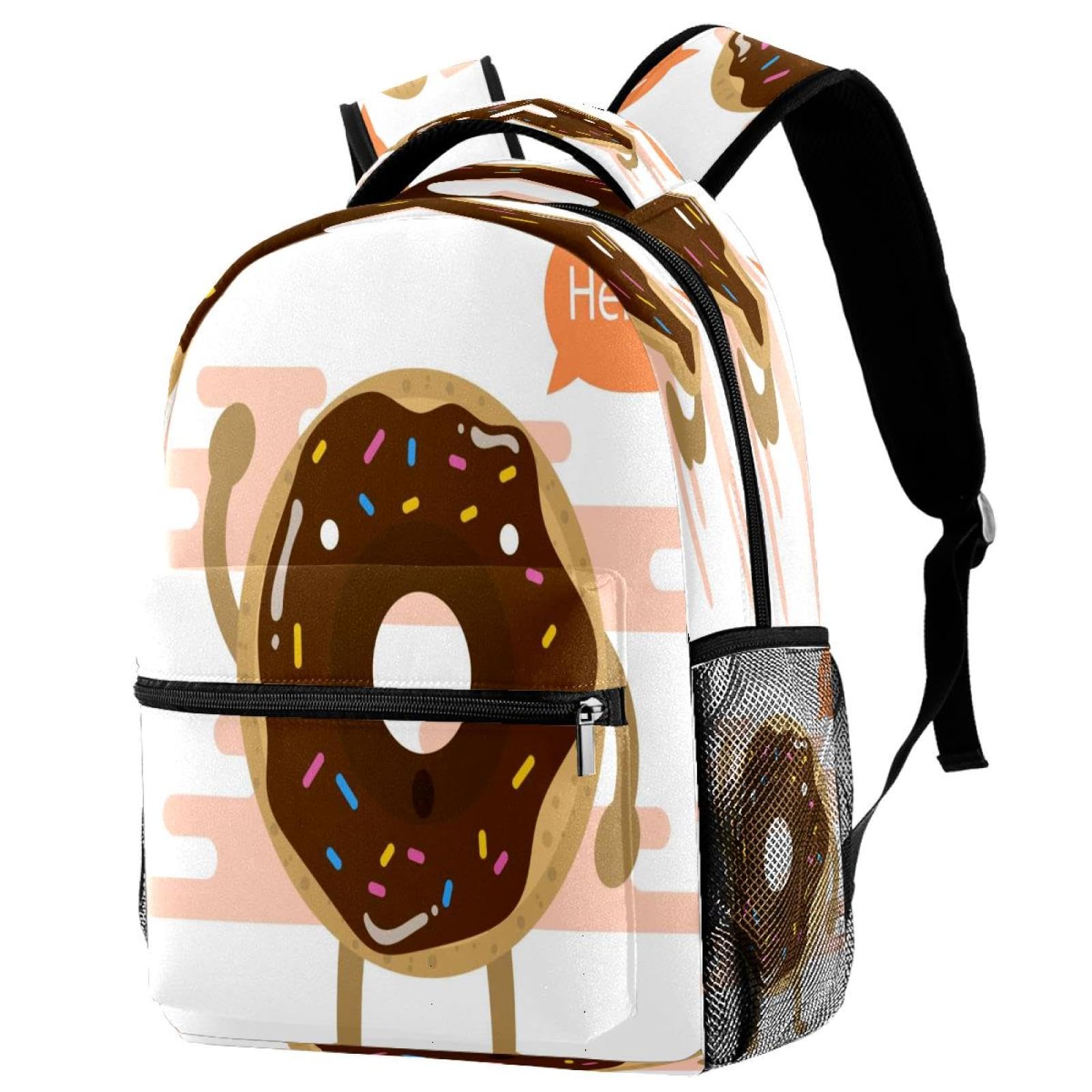 Sac de voyage décontracté imprimé donuts pour les sorties de weekend - 7