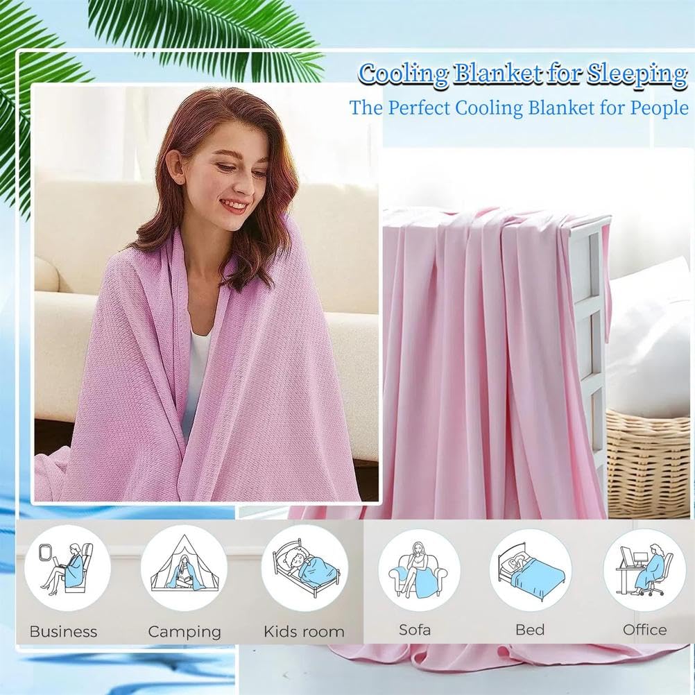 Coperta rinfrescante leggera, reversibile in microfibra, per aria condizionata, trapunta, delicata sulla pelle, assorbe il calore corporeo, per sudorazione notturna e per chi dorme caldo