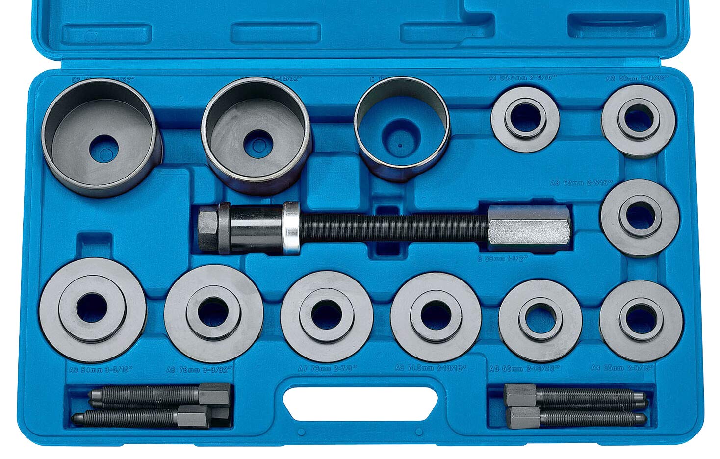 JOMAFA - Universal Bearing and Bearing Puller Kit, 20 Pieces (Puller and Installer)