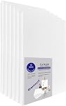 Genixart Stretched Canvas pour la peinture, professionnel de la qualité artiste Acid Free White Blank Canvas pour l'huile & Peinture acrylique (11"x14", 6Pack)