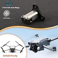 Vista 3 de Reemplazo del eje del brazo delantero para DJI Mini 3 Pro/Mini 3 bisagras de brazo delantero eje de brazo para DJI Mini 3 Pro Drone Accesorios