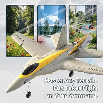 Remote Control Airplane, 2 Channels Foam RC Planes Jet Wireless Toy,Hobby RC Glider Aircraft for Beginners Teen Adult Dark Blue