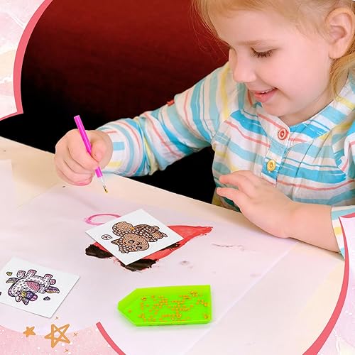 Miniatura 4 de Yeiukael Regalos para el día de San Valentín para el aula de niños, paquete de 28 tarjetas de San Valentín para niños con kits de pintura 5D,