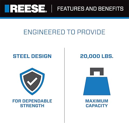Miniatura 3 de Pro Series 20 K Fifth Wheel horquilla (Incluye Kit de cabeza, soporte de cabeza, mango & patas) de apoyo (Rail Kit se vende por separado)