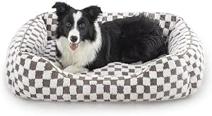 Donut-Hundebett – Flauschig, Waschbar – Größe M (80 Cm) – Für Mittelgroße Hunde & Katzen – Dunkelgrau