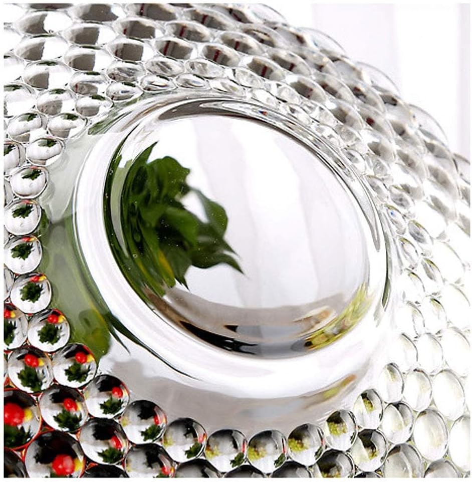 Fruit Bowl Fruit Tray Fruit Plate Lead Crystal Bowl Large Crystal Fruit Bowl/Salad Bowl/Centerpiece Glass Decorative Centrepiece Fruit Bowl,Crystal