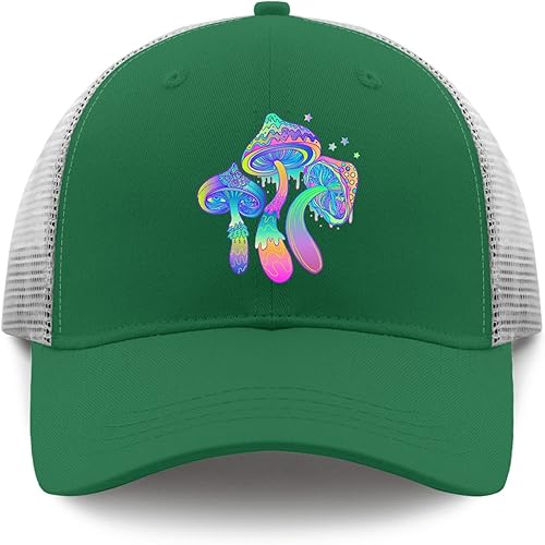 Miniatura 9 de devor Sombreros de papá con hongos mágicos para papá, gorra de béisbol gráfica para mujer