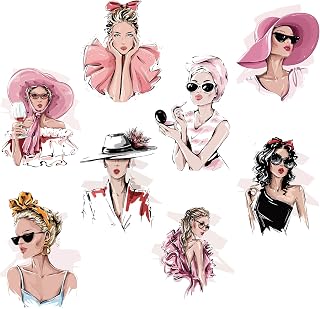 CRASPIRE 16 Sheets Fashion Women Wall Decals Wall Stickers Removable Sex...