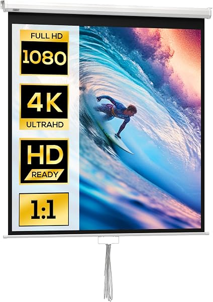 HOMCOM 85 Inch Projector Screen
