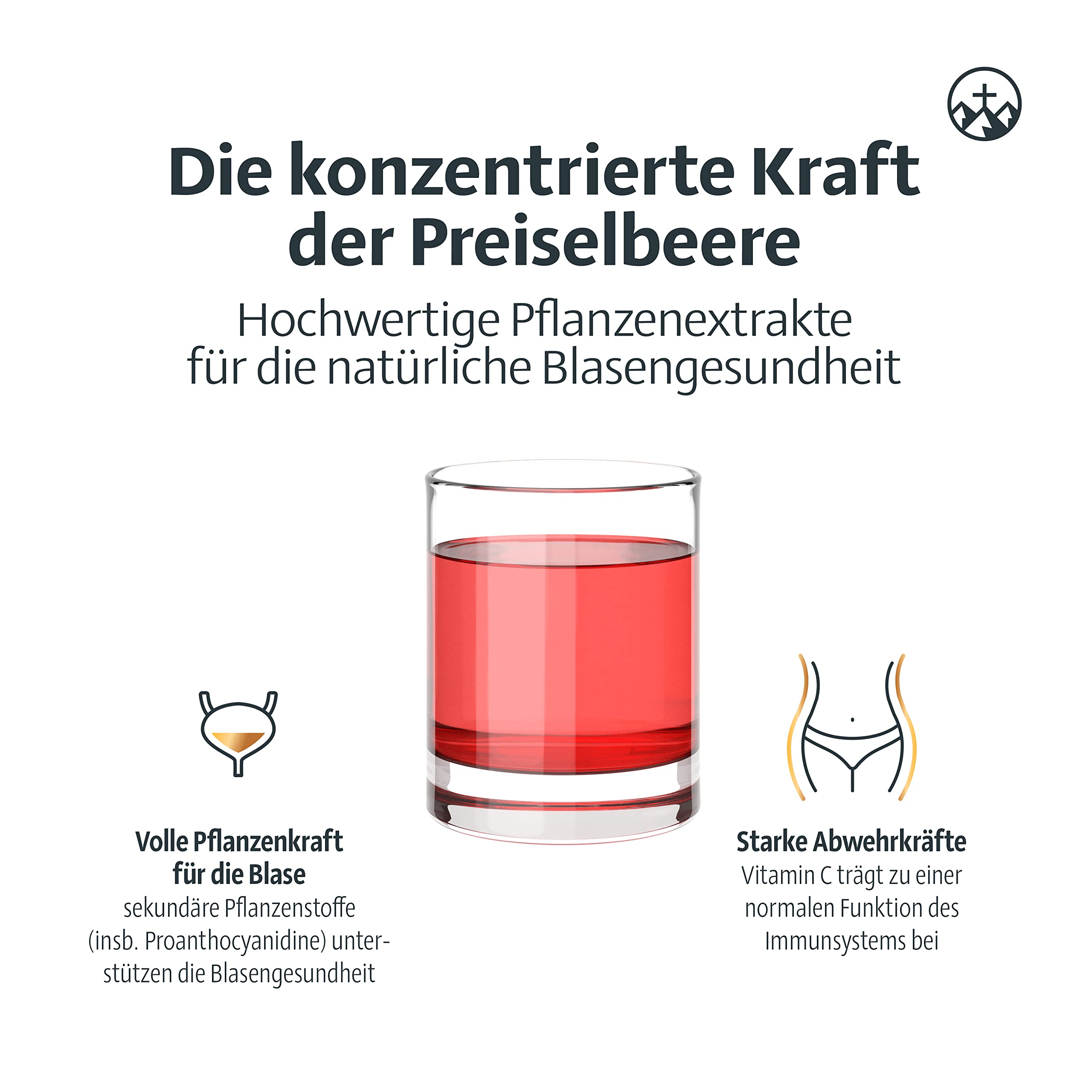 Alpinamed® Preiselbeer-Granulat – Zur Unterstützung vor, während und nach einer Blasenentzündung - 20 Sachets mit hochwertigem Preiselbeer-Gesamtextrakt & Vitamin C – Vegan & ohne Zusatzstoffe