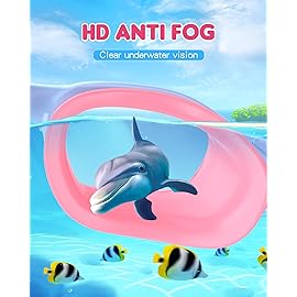 Zeligerstar Kids Swim Goggles,Swimming Goggles for Kids 6-14, Anti-Fog UV Protection Pool Glasses for Boys Girls (Pink/Blue+Clear Lens)
