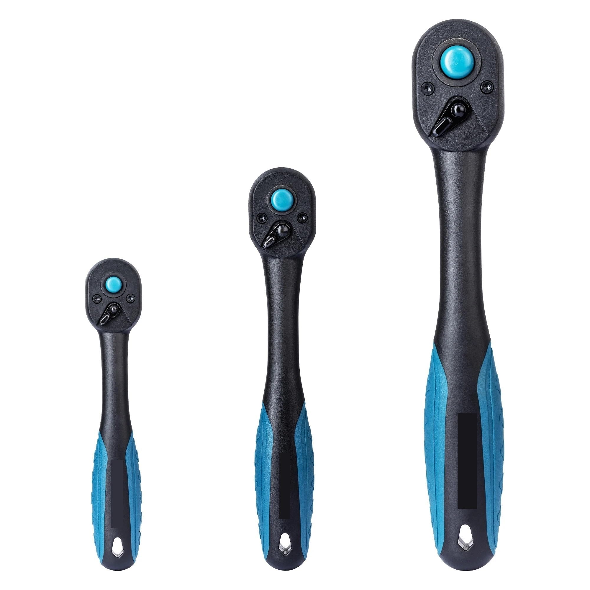 Telescopic Ratchet 72-zębowy klucz grzechotkowy uchwyt szybkozamykający dwustronny napęd 1/4'' 3/8'' 1/2'' naprawa samochodów domowe narzędzia DIY mały klucz dynamometryczny(3 pcs set)