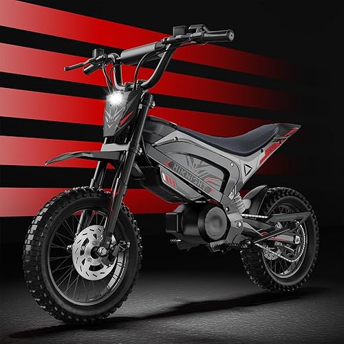 2000W Electric Dirt Bike for Adults & Teens - 32MPH Off-Road Motorcycle, 48V 21AH Battery, 14"/12" Fat Tires, Hydraulic Disc Brakes, Mountain EBike