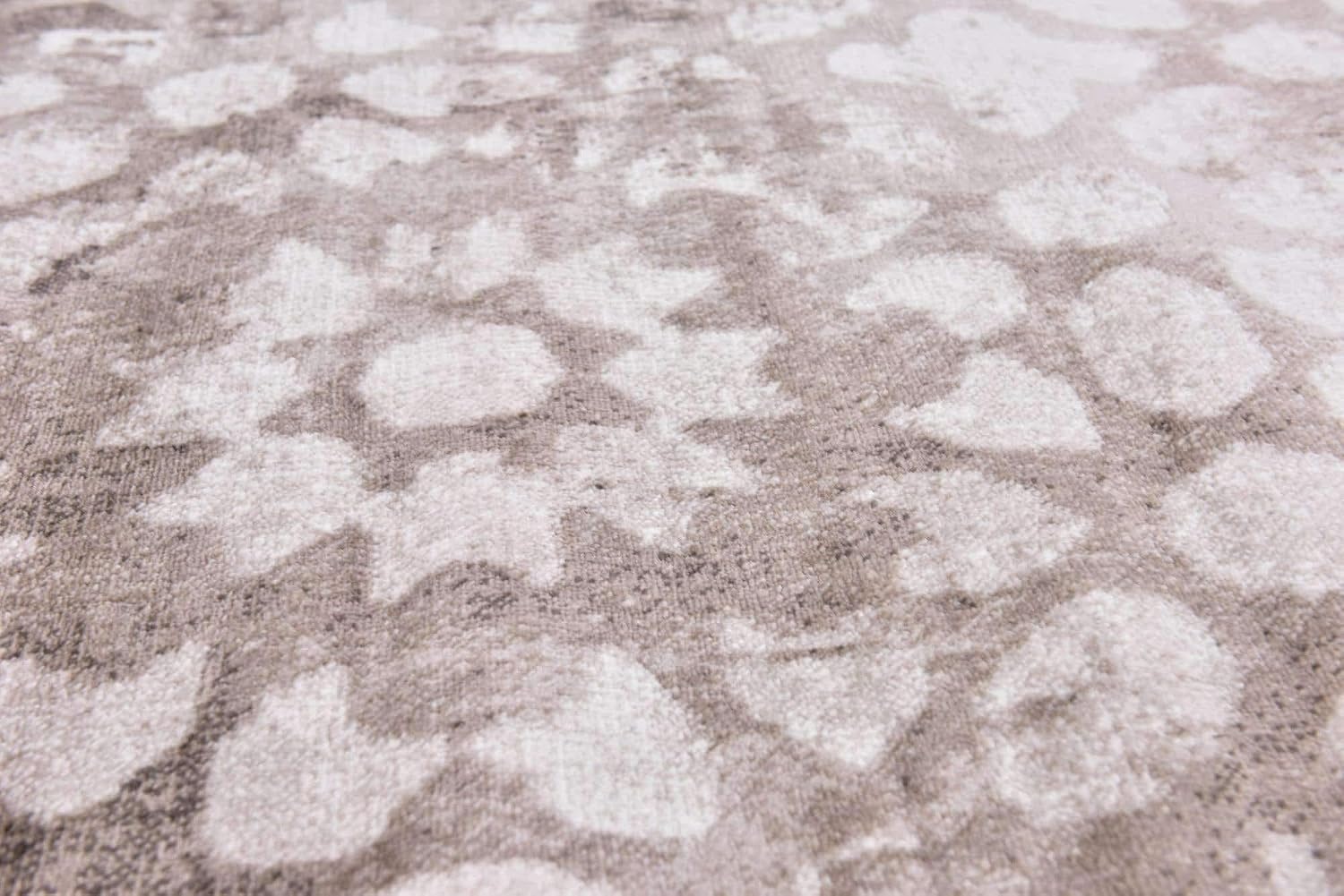 Unique Loom Sofia Collection Area Rug - Larvotto (7' 10" Square, Brown/ Beige)