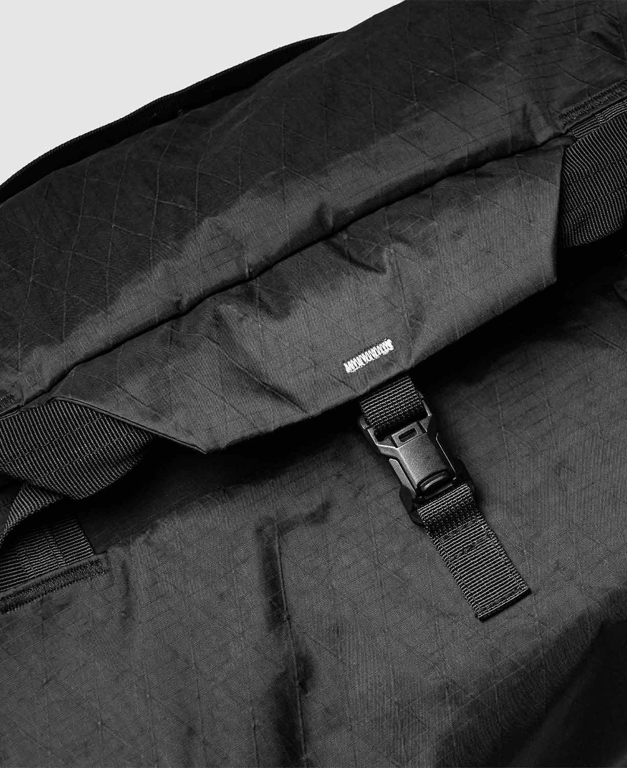 bitplay-45L Travel Duffel Bag Black Series (Versatile Crossbody & Handbag, Carry-On Compatible, Weather-proof Fabric)