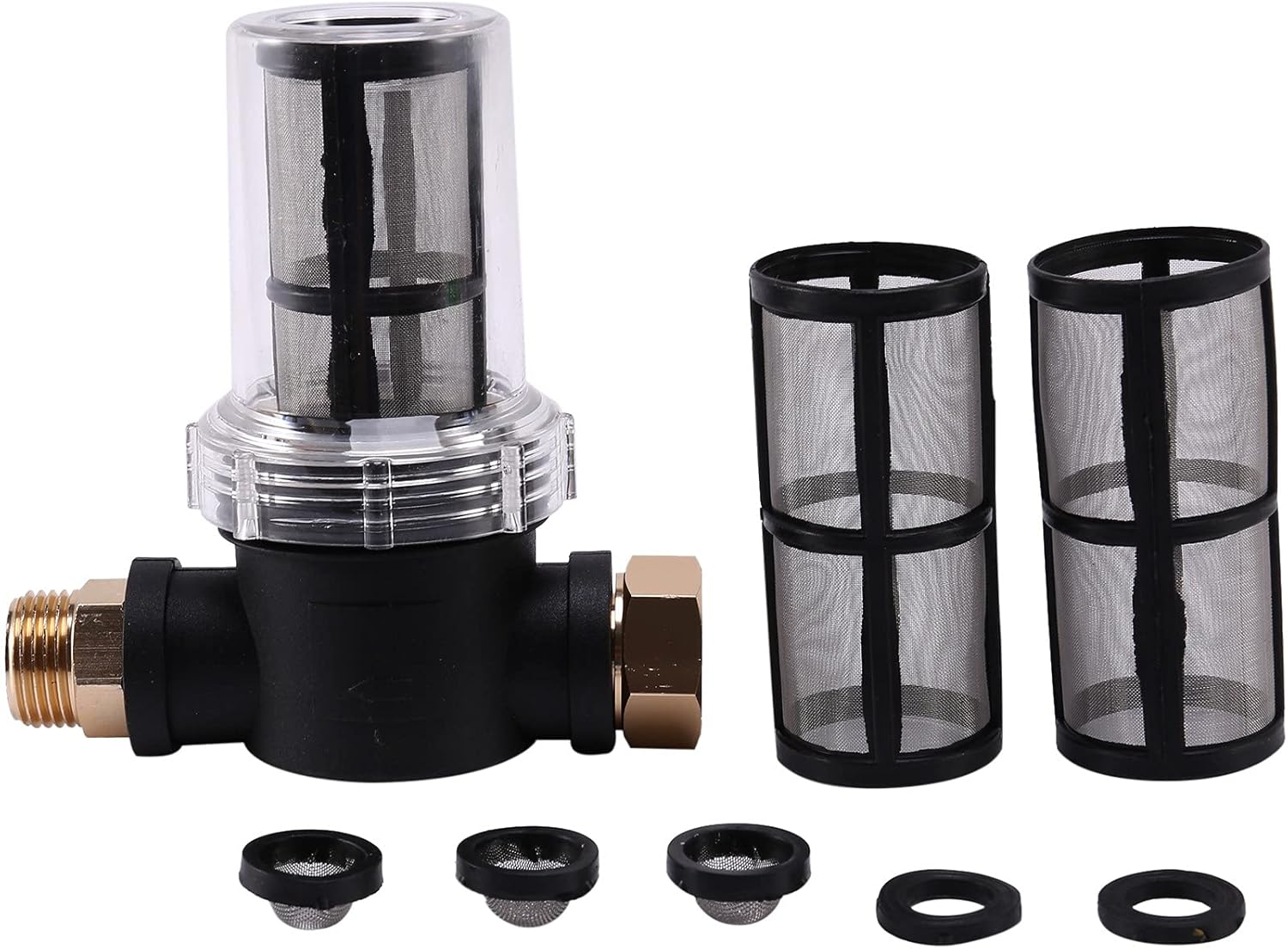 Amazon.com: Pockety 3/4Inch Hose Filter for Pressure Washer Inlet Water ...
