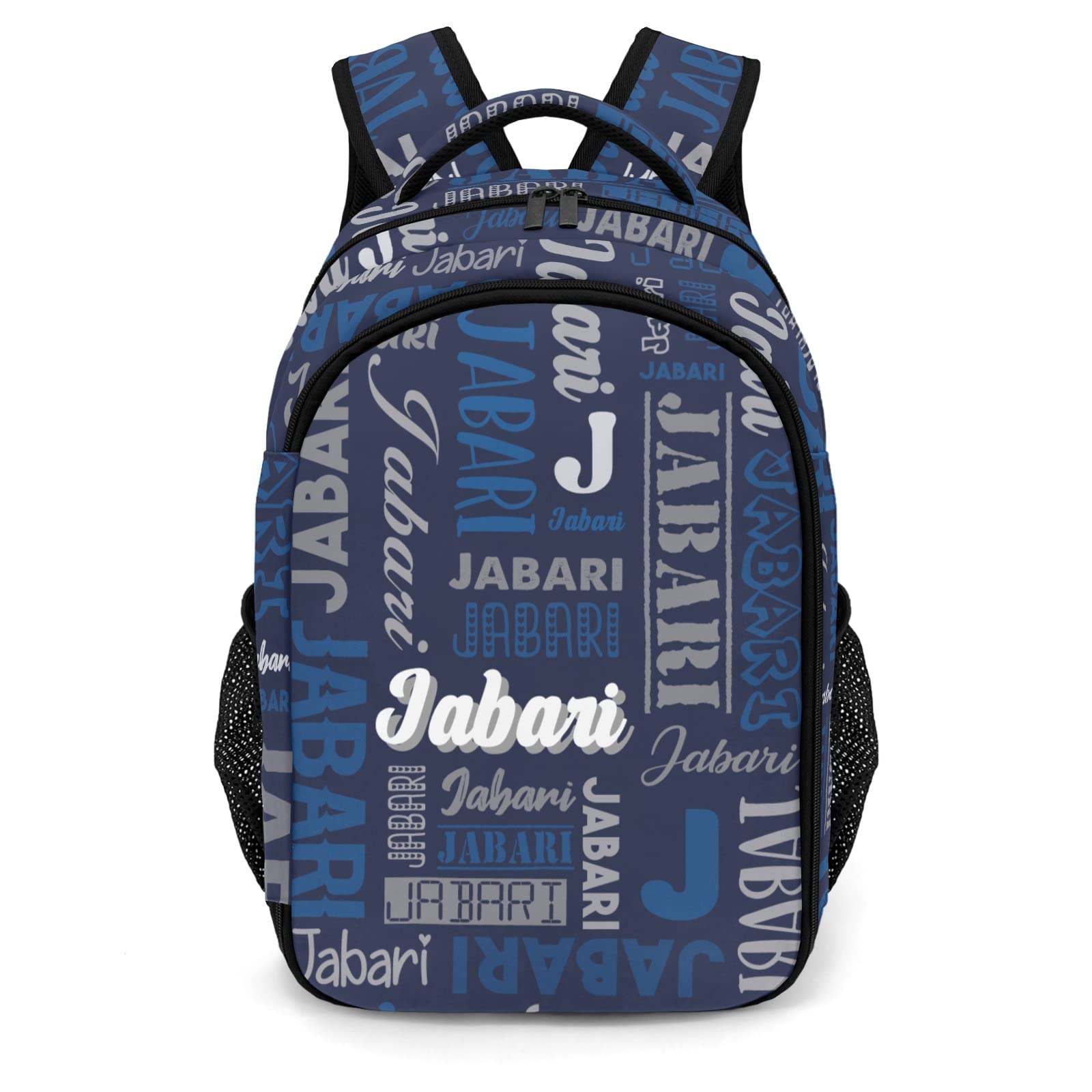 ZAACUSTOM Custom School Bookbag with Name Polyester Personalized Backpack Elementary Customize Book Bag for Boys Girls Kids Custom Back Pack,