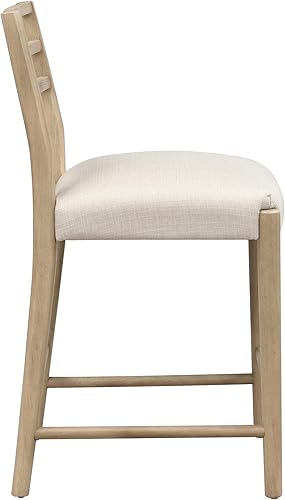 Miniatura 4 de Juego de 2 taburetes de mostrador con respaldo de escalera, sillas de comedor para mesa de habitación y sillas de asiento, taburetes de bar,