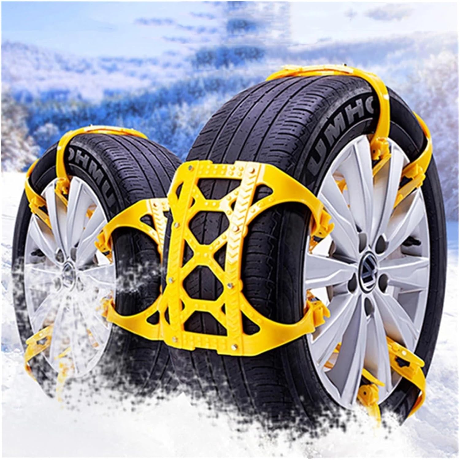 Snow Chain 6PCS Urethane Set Wheel Ties Belts Car Tires Chains Winter Chain Skid ABS Snow Chains Set
