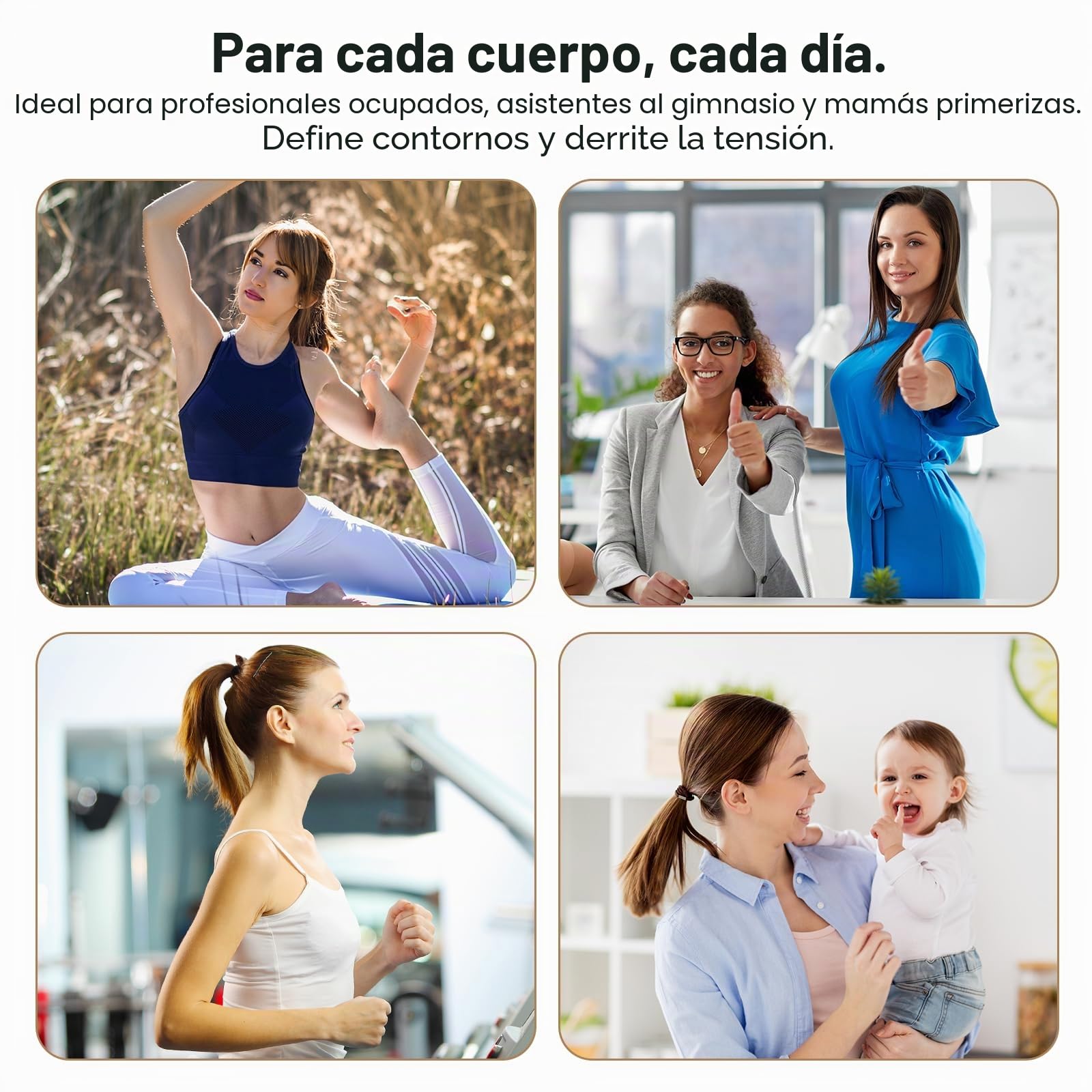 Masajeador de Drenaje Linfático & Anti Celulitis, SINZONeu® Dispositivo Moldeador Corporal Recargable con Calor, Luz Roja, Vibración para Piernas, Brazos, Abdomen