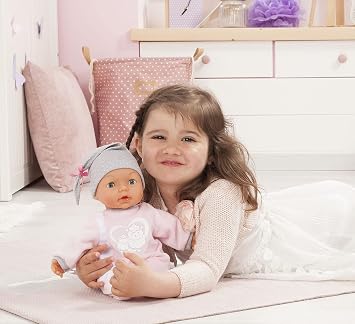 Bayer Piccolina 15 Interactive Baby Doll, 38cm Soft Body with Realistic Sounds