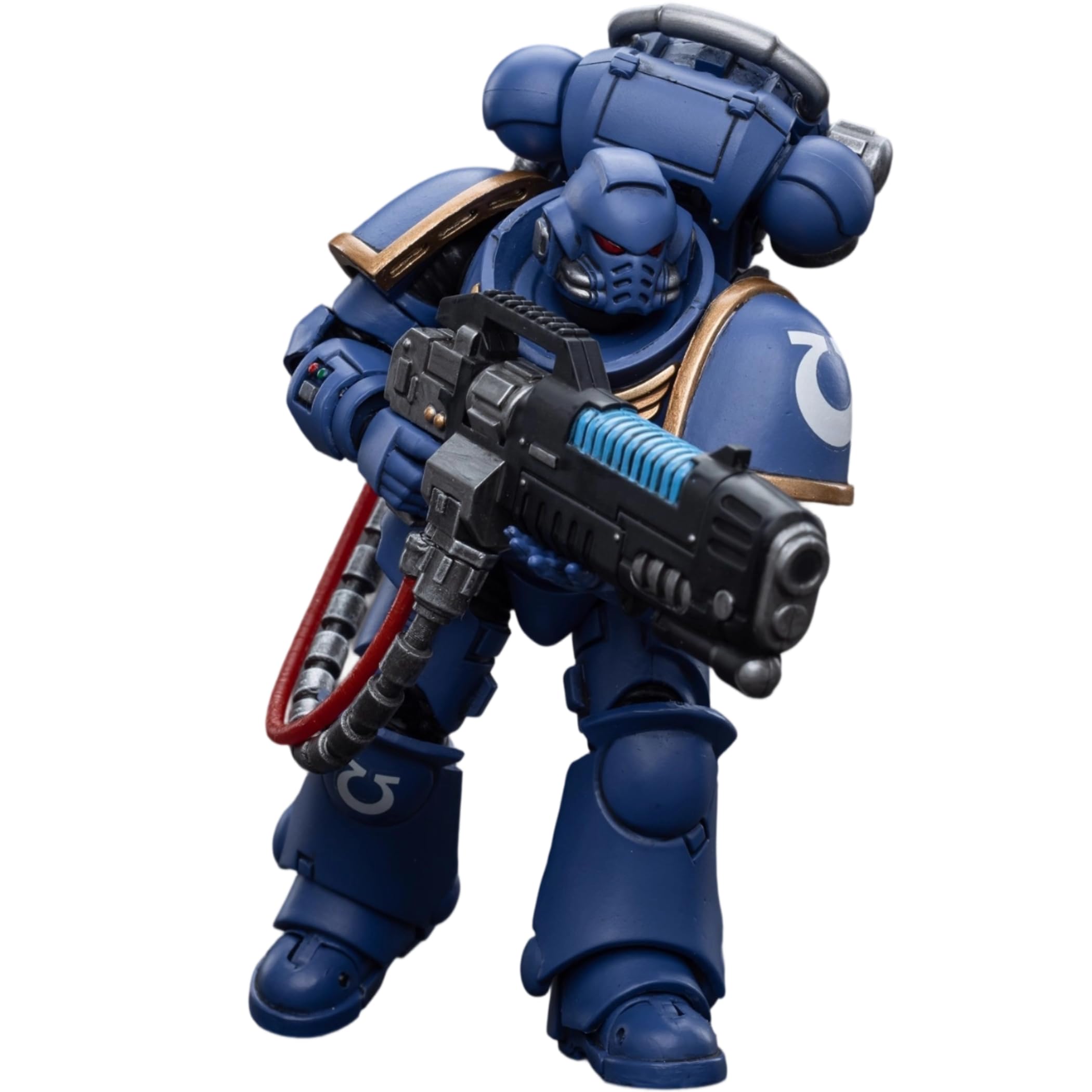 JOYTOY Brother Torsus Warhammer 40K 1/18 Action Figure Ultramarines Hellblasters Brother Torsus Modello da collezione 11,9 cm Regali di compleanno