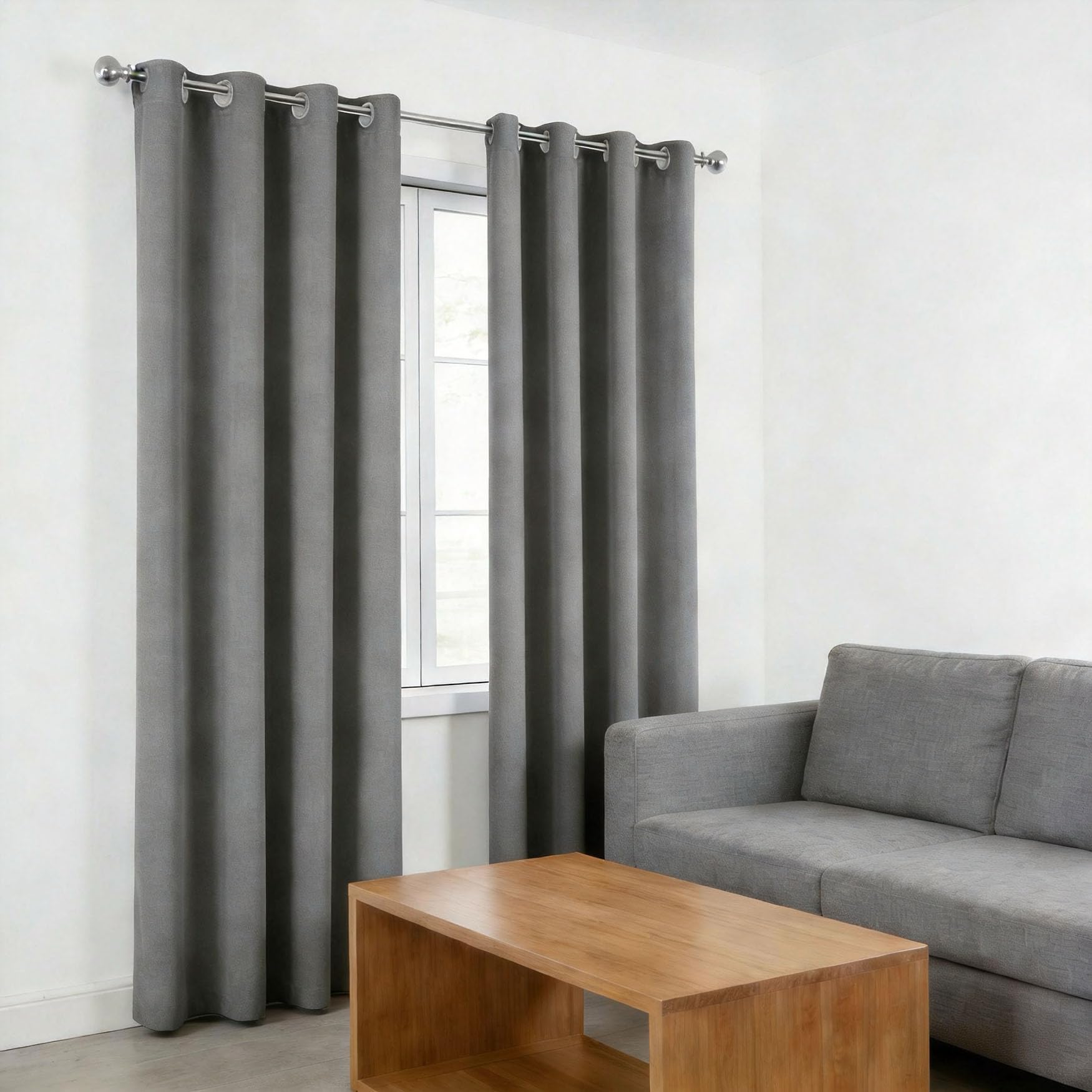 Rideau isolant thermique contre le froid et la lumière du salon 250x230