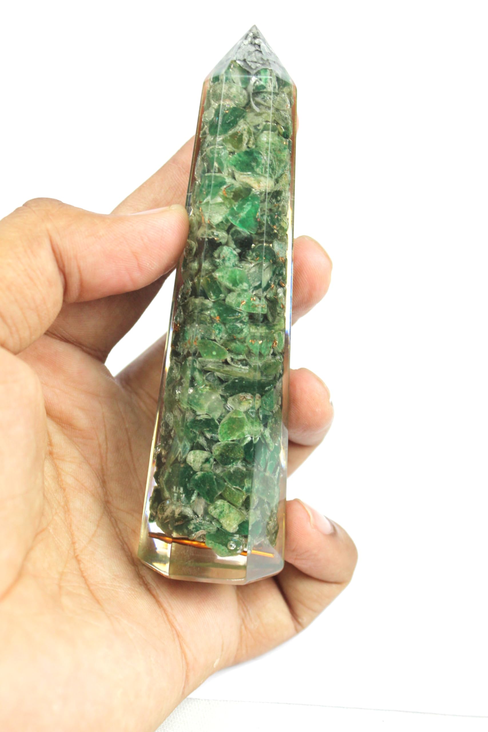 Tree Agate Crystal Egg ~48mm