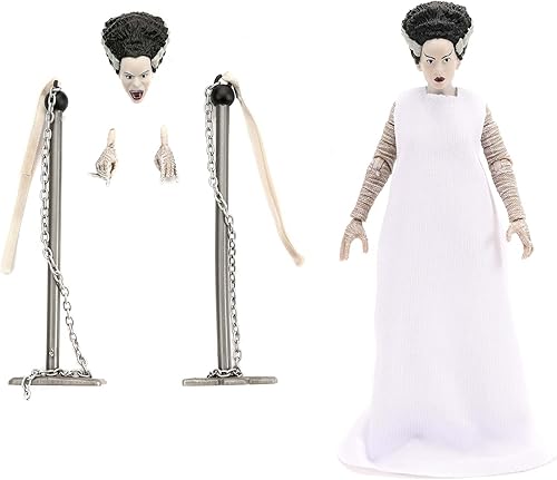 Miniatura 2 de Jada Toys Universal Monsters - Figura de acción de la novia de Frankenstein de 6 pulgadas, juguetes para niños y adultos, color negro