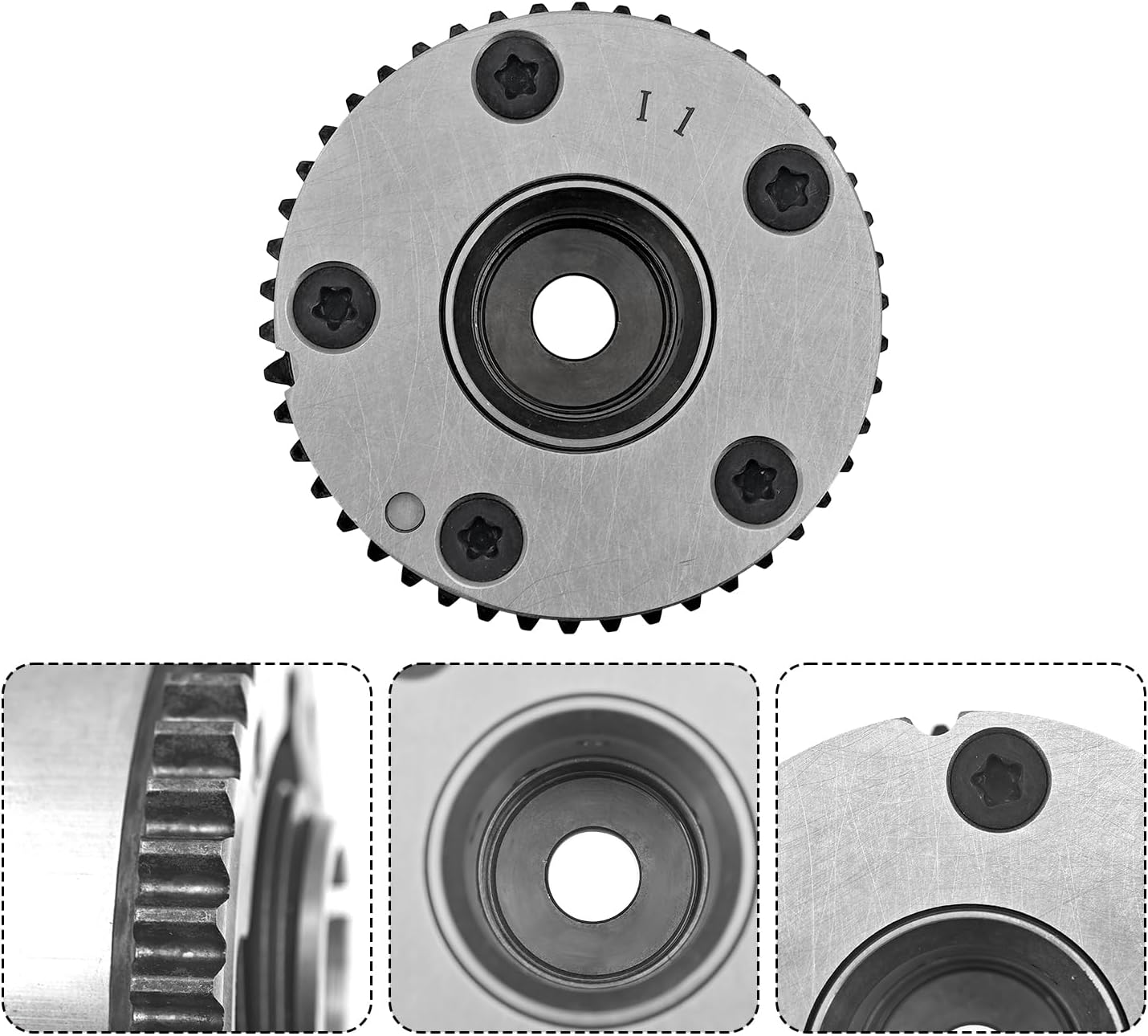 130254BB0C & 130251KC0A VVT Camshaft Phaser Actuator Sprocket Kit Int & Exh for Nissan 2011-2021 Juke/Rogue Sport/Qashqai/X-Trail (Mexico); 130251KC2C 130251KC1A Cam Gear Adjuster