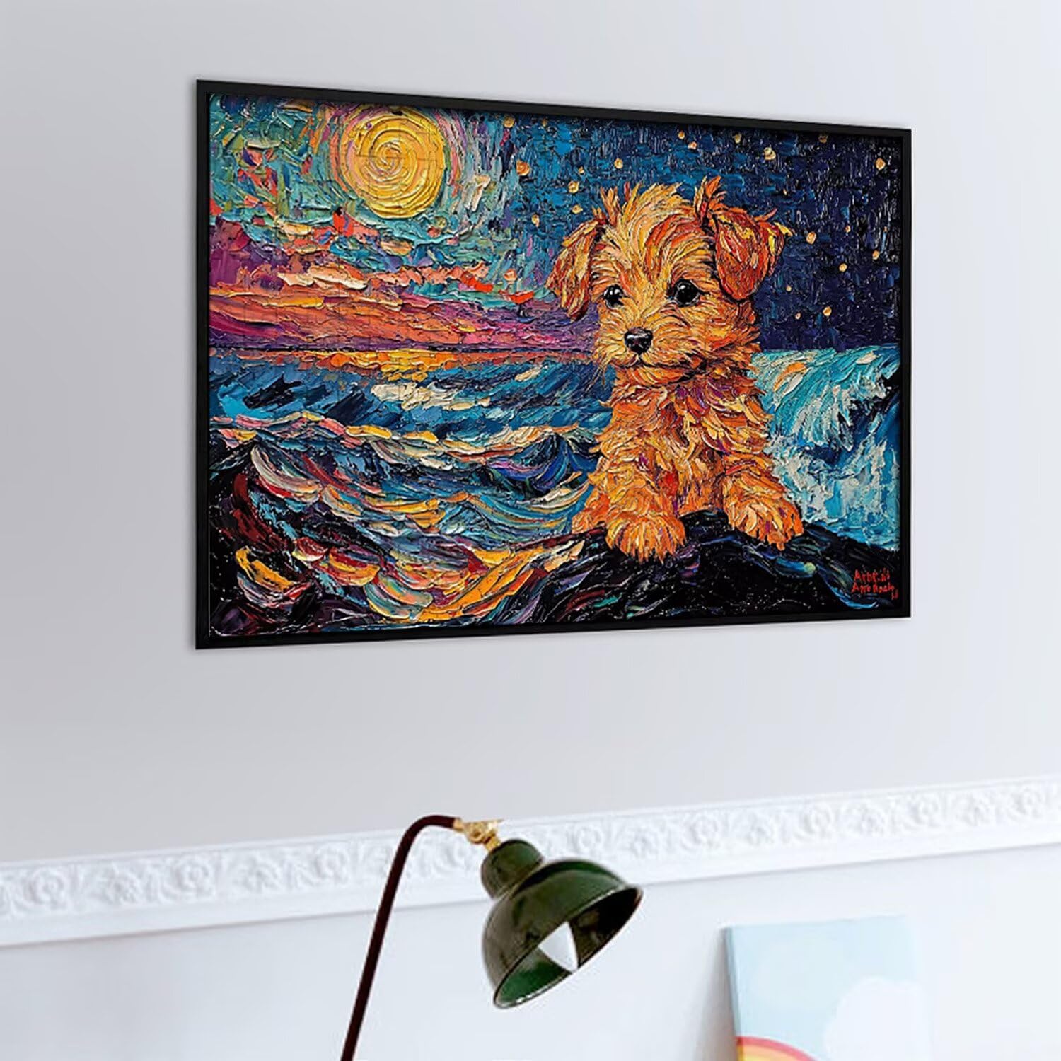 4000 sztuk puzzli, gwiezdny pies 4000 sztuk puzzli dla dorosłych, prezent rocznicowy, prezent świąteczny, dekoracja domu, zapobieganie zwyrodnieniu mózgu u osób starszych v-892
