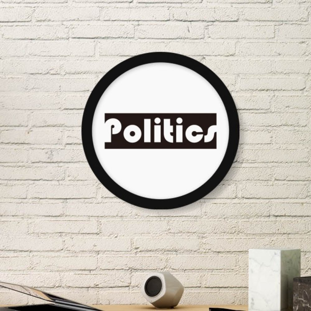 Reproductions frame peintures politique ronde DIYthinker stickers muraux de salon noir
