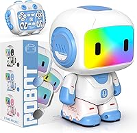 SENKUTA Remote Control Robot Toy for Kids 3-8: Interactive Voice Repeat, Dancing, Programmable STEM Robot, Rechargeable Blue Gift
