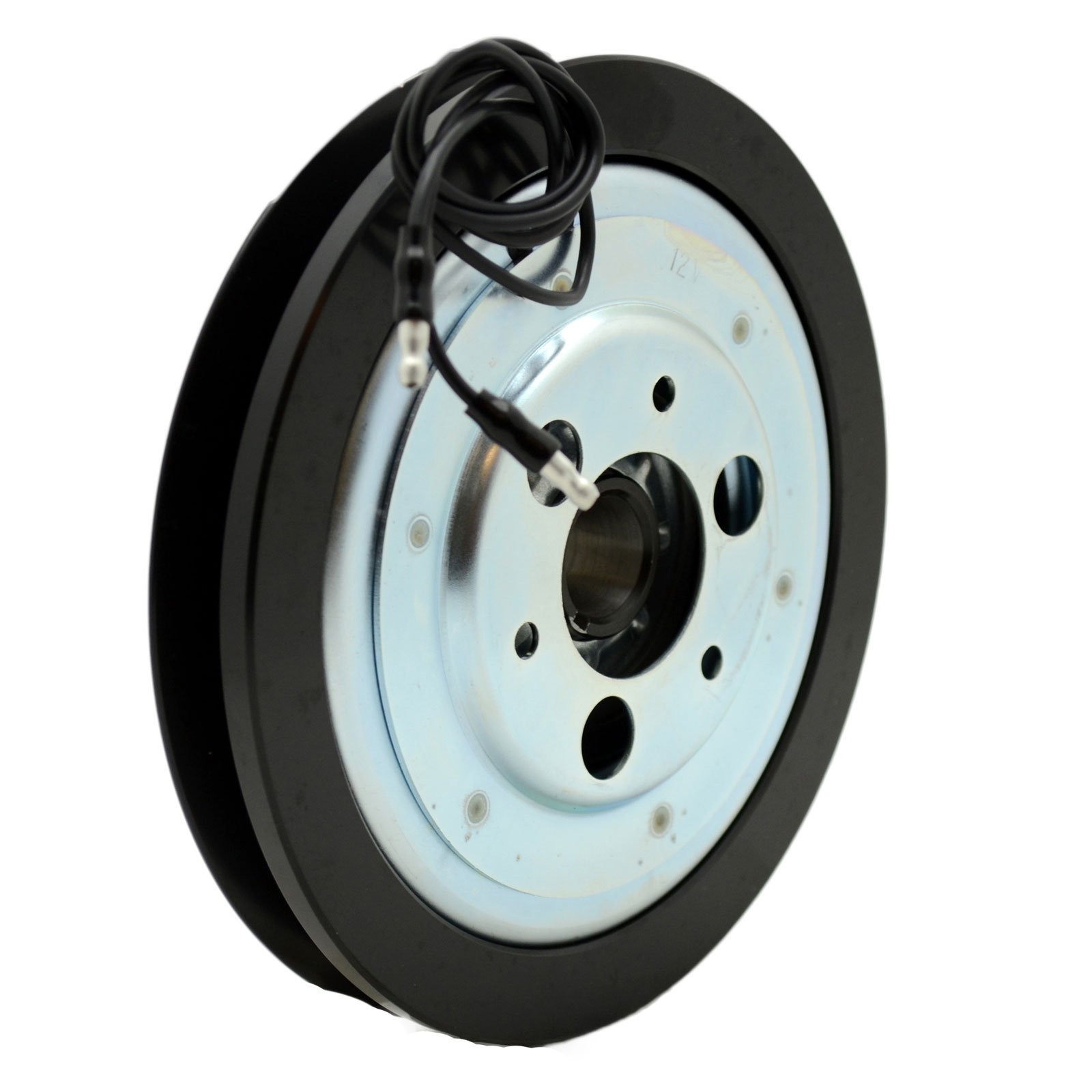Johnson Pumps Embrague electromagnético de 12V, Negro, Industrial, equipo de pesca, bomba de agua, 5.842 x 19.304 x 19.304 cm, 3.6 kg
