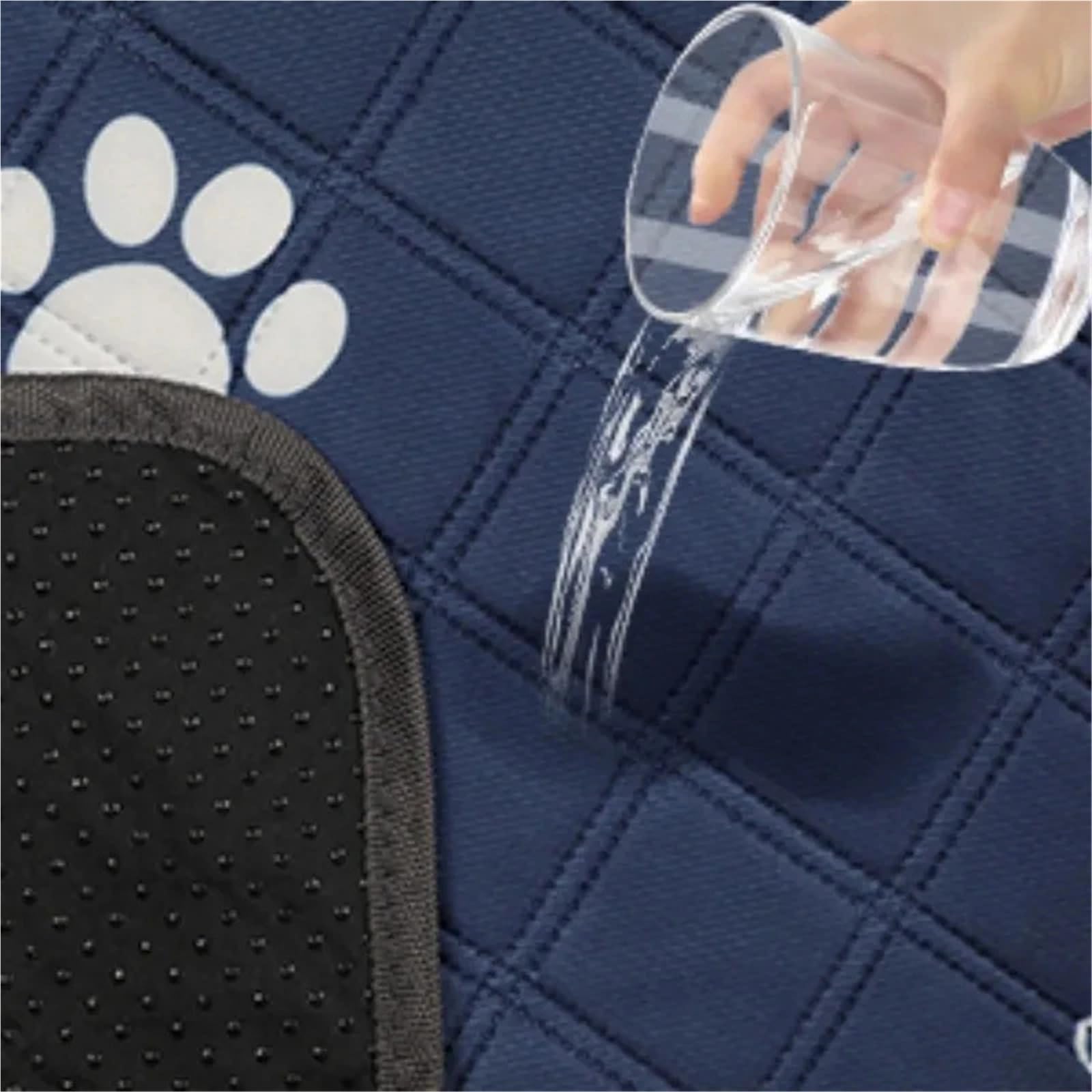 Alfombrilla de refrigeración extragrande para perros, cama fría para mascotas, base de hielo | azul, 100 x 90 cm L