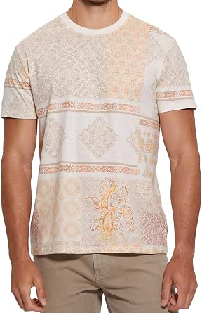GUESS Men's Eco Charm Shirt | Floral Print Button-Down Collar Shirt With Recycled Polyester - View #3
