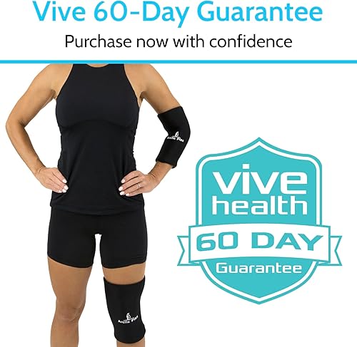 Miniatura 9 de Arctic Flex Manga de hielo para rodilla, codo, brazo, paquete de congelación caliente y frío para aliviar el dolor de tenis, tendinitis, soporte de