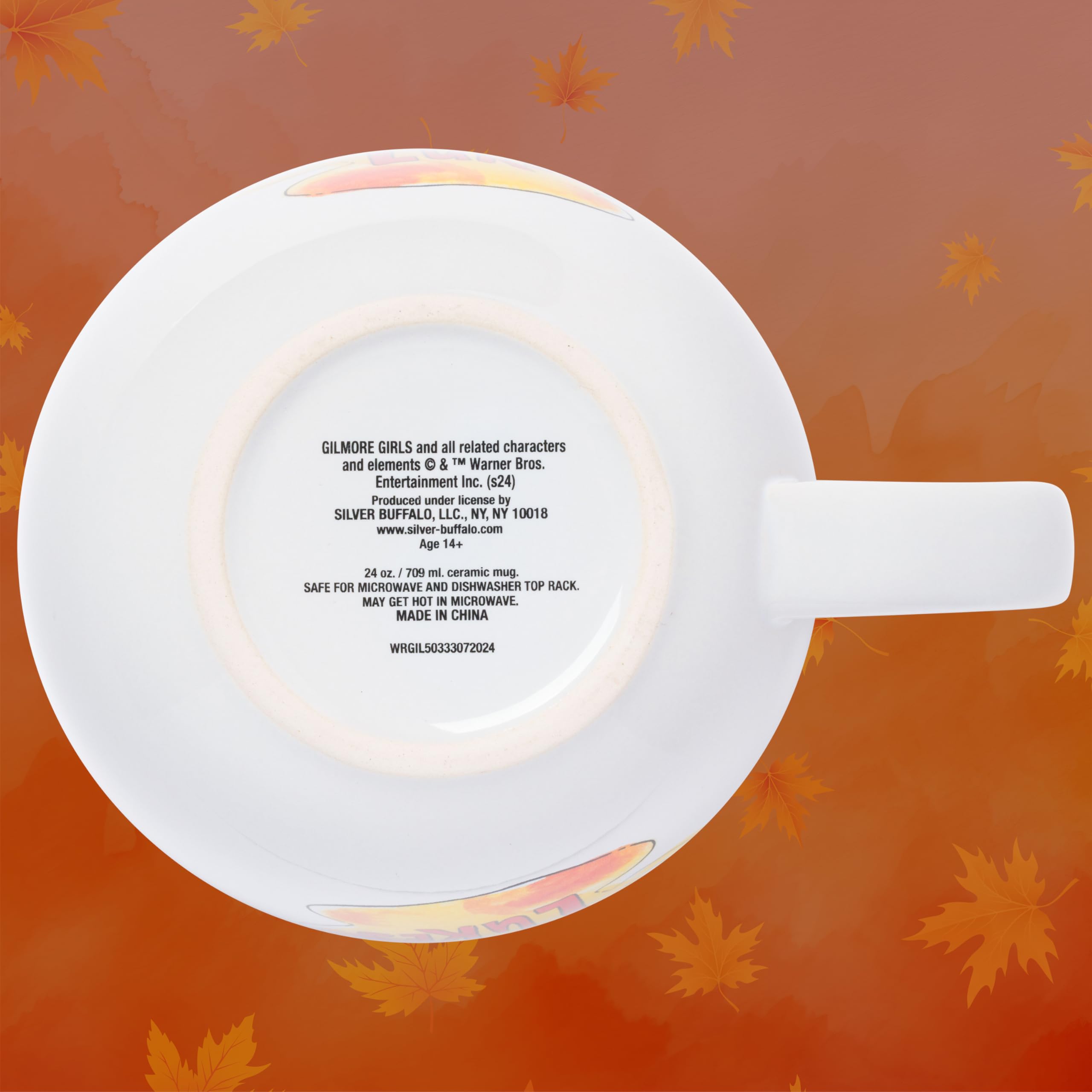 Silver Buffalo Gilmore Girls Lukes Logo - Tazza da zuppa in ceramica, 680 ml