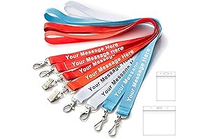 Personalized Lanyards In Bulk For Company ID Badges & Promotional Items With Your Logo