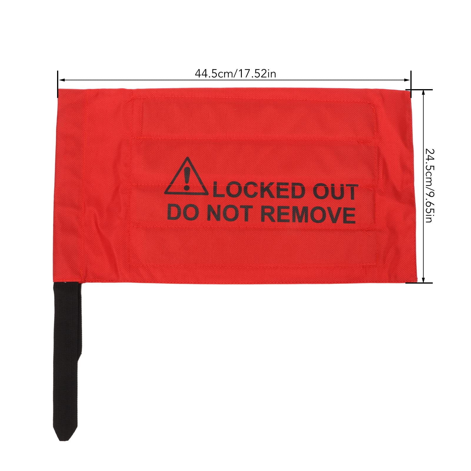Syrisora ​​Safety Lockout Bag, Verschleißfeste Rote Warnschilder Fahrzeug-Controller-Knopf