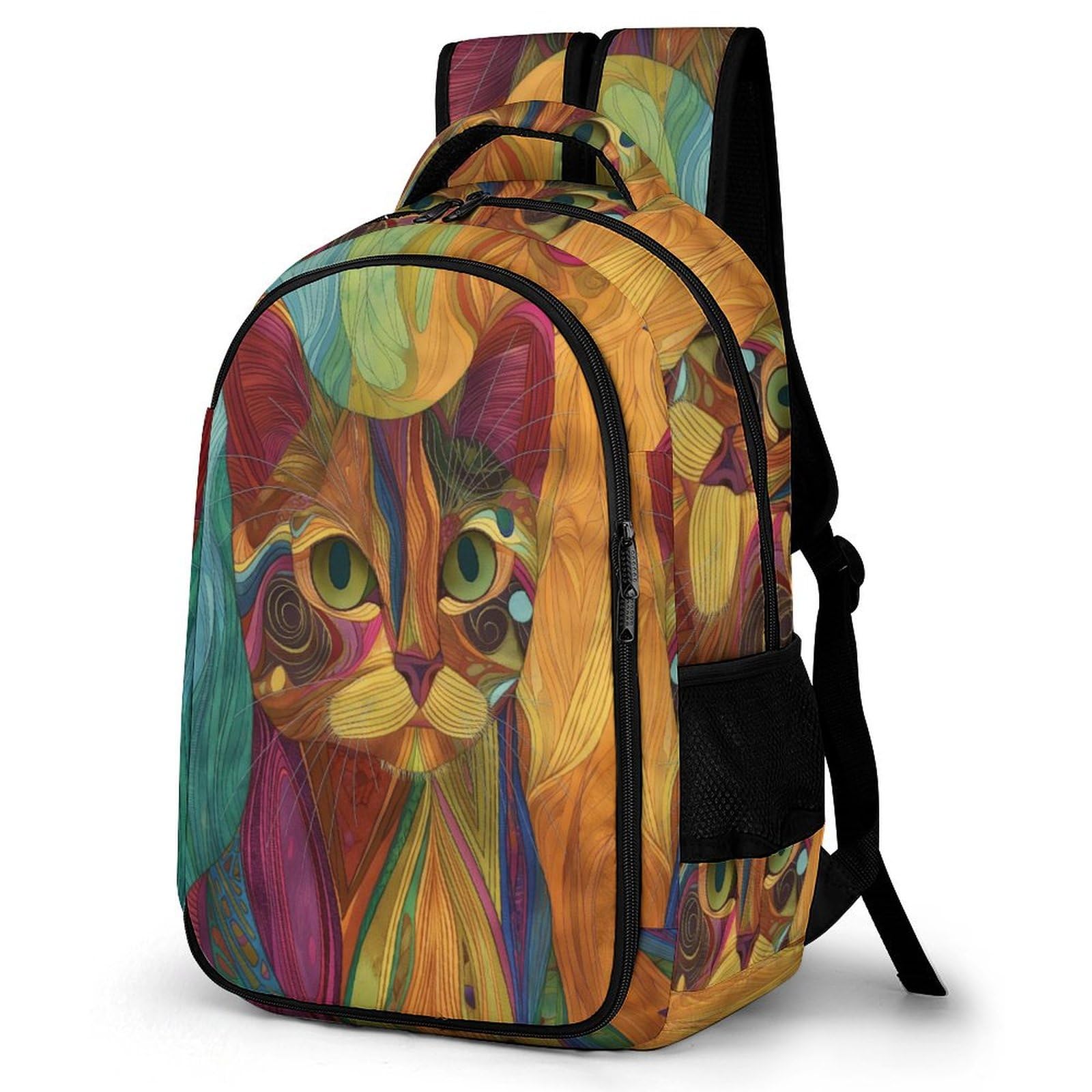 TPISLI Cat Backpack for Girls, School Bags for Girls,Kids School Bag,Cute Animal Bag, Bags for Girls,Kids Bookbag for Elementary,Children's Backpacks