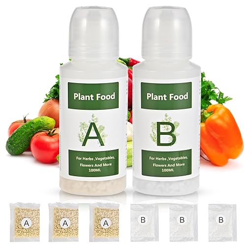 800ml Hydroponic Nutrients A&B for Aerogarden Plant Food Growth -